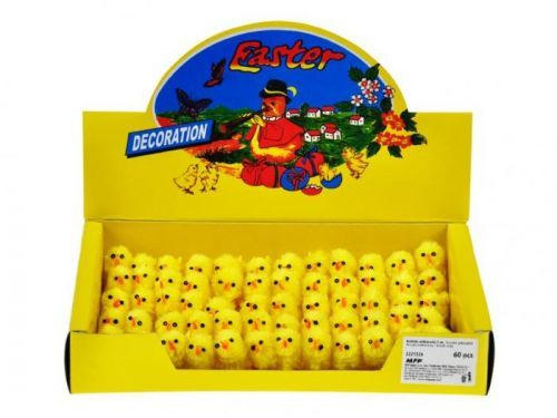 MFP 2221326 velikonoční kuřátko 3 cm, papírová krabička