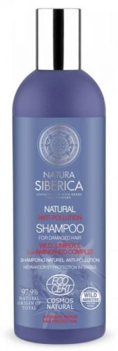 Natura Siberica, AMINO-KOMPLEX, čistící šampón pro zničené vlasy, 270ml