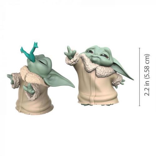 Hasbro | Star Wars Mandalorian - Bounty Collection 2-Pack The Child Froggy Snack & Force Moment 6 cm