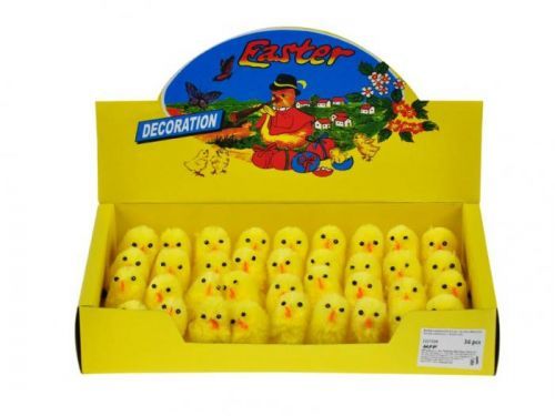 MFP 2221328 velikonoční kuřátko 4,5 cm, papírová krabička