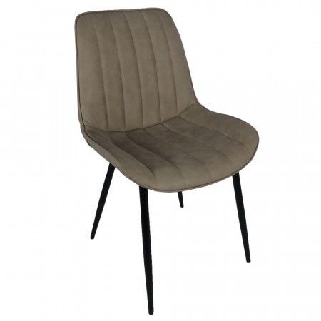 Tempo Kondela Židle, šedohnědá taupe / černá, Hazal