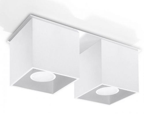 Stropní svítidlo SOLLUX Quad 2 GU10 2x40W bez zdroje SL.0065 bílá