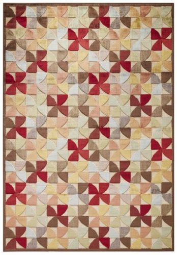 ELLE Decor koberce Kusový koberec Creative 103966 Brown/Multicolor z kolekce Elle - 80x125 cm Vícebarevné