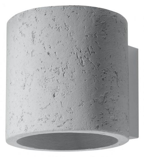 Nástěnné svítidlo SOLLUX Orbis G9 1x40W bez zdroje SL.0486 beton