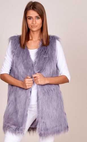 Gatio Dámská vesta Barva: šedá, Velikost: 2XL