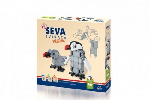 Stavebnice Seva Zvířata ptáčata plast 347 dílků