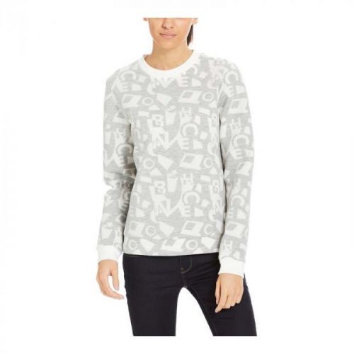 mikina BENCH - Jacquard Sweatshirt Typo Jacquard Aop (P1105) velikost: XS