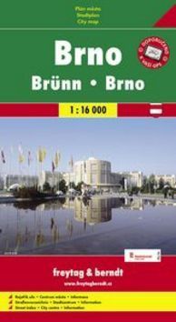 Brno plán města 1:16 000