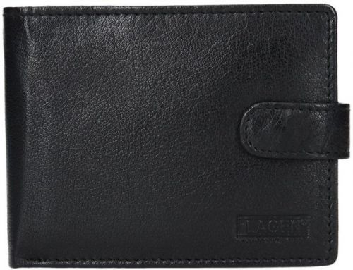 Lagen Pánská kožená peněženka V-42 BLK