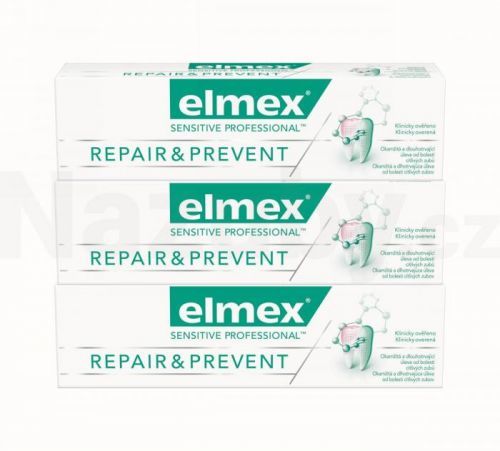 Elmex Sen.rof.Repair&Prevent zubní pasta 3x75 ml