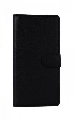 Kryt TopQ Xiaomi Redmi Note 9 knížkový černý s přezkou 50679