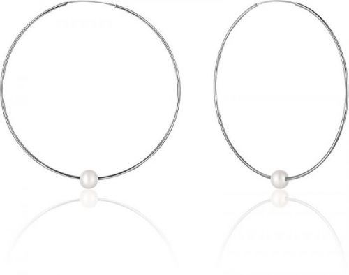 JwL Luxury Pearls Stříbrné náušnice s pravými bílými perlami JL0638