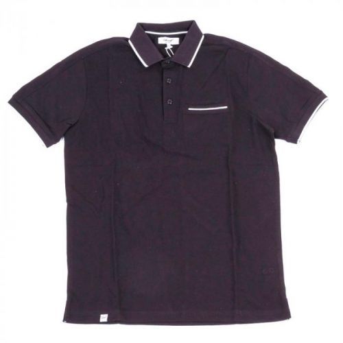 triko REELL - Pique Polo Deep Black (DEEP BLACK)