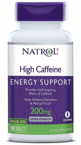 Natrol High Caffeine 200 mg, 100 tablet