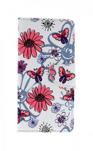 Kryt TopQ Huawei Y6p knížkový Flowers 50585