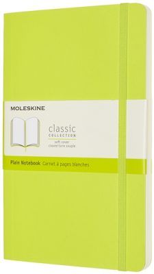 Moleskine: Zápisník měkký čistý žlutozelený L