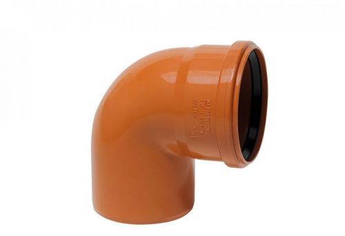 KGB koleno pro kanalizační potrubí DN 100, úhel 45° , barva oranžová