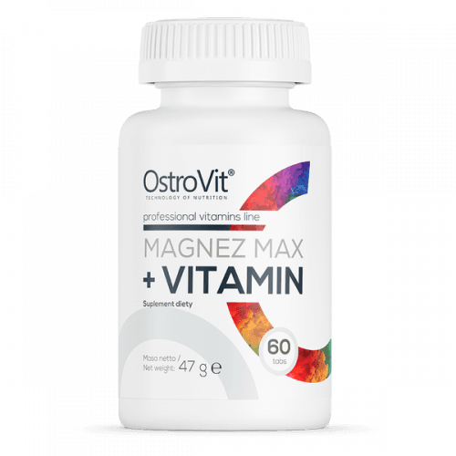 Magnez MAX + Vitamin 60 tabs - OstroVit