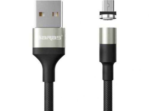 M1 - Magnetický USB kabel - Stříbrný - Micro USB