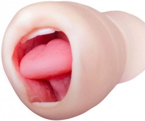 Tracysdog Masturbator Cup Realistic Mouth with Teeth and Tongue