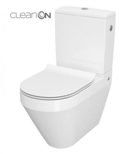 CERSANIT WC KOMBI CREA CLEANON 010/020 OVAL, NÁDRŽKA 010 3/5, SEDÁTKO DUR SLIM WO LW ONE K114-023-SET