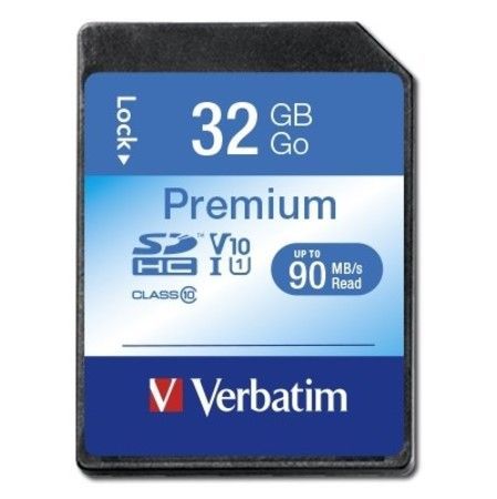 Paměťová karta Verbatim Premium SDHC 32GB UHS-I V10 U1