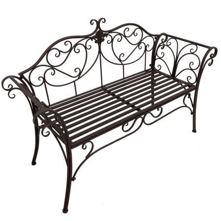 Tempo Kondela Zahradní lavička, hnědá, ETELIA