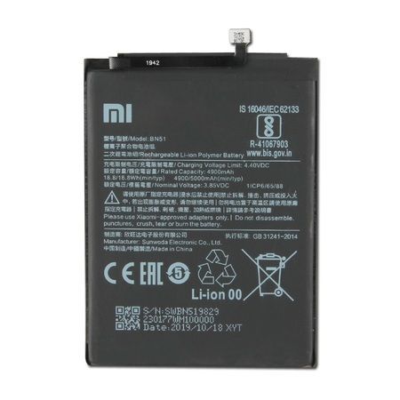 BN51 Xiaomi Original Baterie 4900mAh (Bulk)