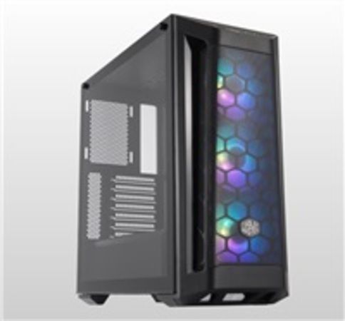 Cooler Master case MasterBox MB511 aRGB, E-ATX, Mid Tower, černá, bez zdroje, MCB-B511D-KGNN-RGA