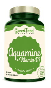 GreenFood Nutrition Aquamin + Vitamin D3 60cps