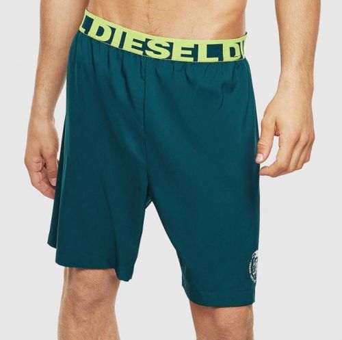 Šortkové plavky Diesel BMBX-PLAYSUN 5BX CALZONCINI Barva: Zelená, Velikost: L