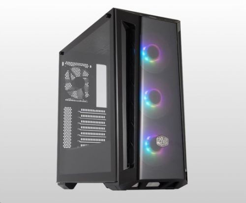 Cooler Master case MasterBox MB520 aRGB, E-ATX, Mid Tower, černá, bez zdroje, MCB-B520-KGNN-RGA