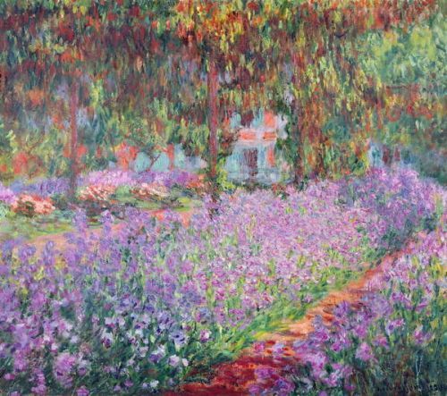 Claude Monet Obraz, Reprodukce - The Artist's Garden at Giverny, 1900, Claude Monet