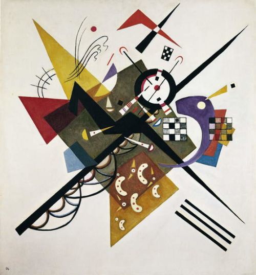 Wassily Kandinsky Obraz, Reprodukce - On White II, 1923, Wassily Kandinsky