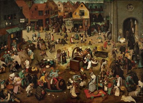 Pieter the Elder Bruegel Obraz, Reprodukce - Fight between Carnival and Lent, 1559, Pieter the Elder Bruegel