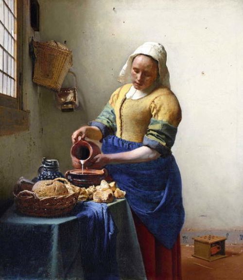 Jan (1632-75) Vermeer Obraz, Reprodukce - The Milkmaid, c.1658-60, Jan (1632-75) Vermeer