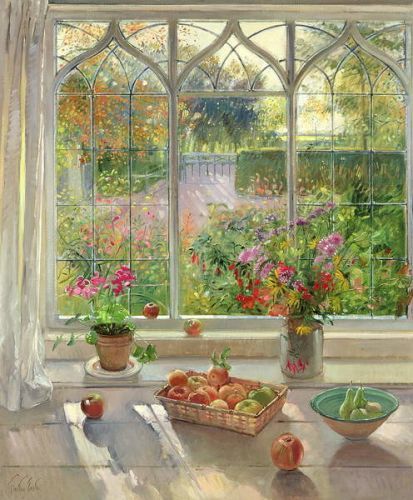 Timothy Easton Obraz, Reprodukce - Autumn Fruit and Flowers, 2001, Timothy Easton