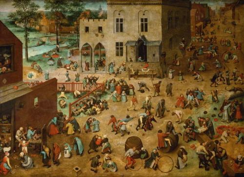 Pieter the Elder Bruegel Obraz, Reprodukce - Children's Games, 1560, Pieter the Elder Bruegel