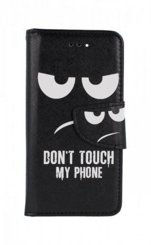 Pouzdro TopQ iPhone SE 2020 knížkové Don't Touch 49754