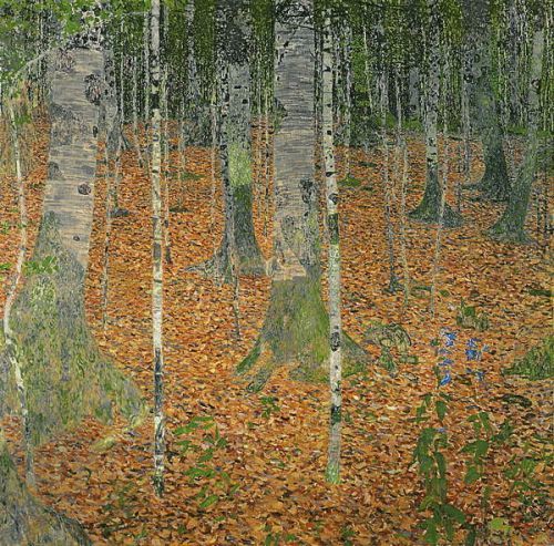 Gustav Klimt Obraz, Reprodukce - The Birch Wood, 1903, Gustav Klimt