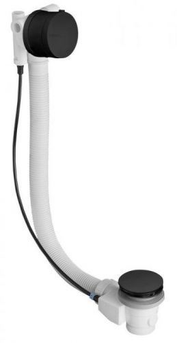 SILFRA MODEL A6 vanová souprava s napouštěním, bovden, délka 675mm, zátka 72mm, černá mat A63630013