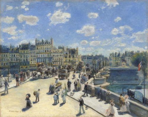 Pierre Auguste Renoir Obraz, Reprodukce - Pont Neuf, Paris, 1872, Pierre Auguste Renoir