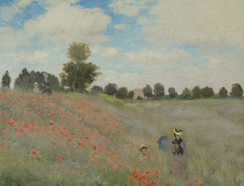 Claude Monet Obraz, Reprodukce - Wild Poppies, near Argenteuil (Les Coquelicots: environs d'Argenteuil), 1873, Claude Monet