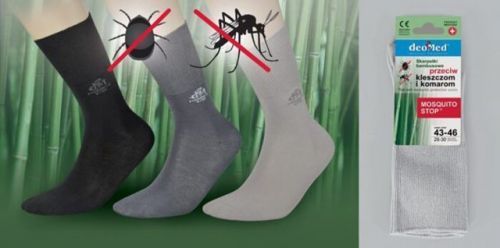 Ponožky Mosquito Stop - tmavě šedá - 43-46