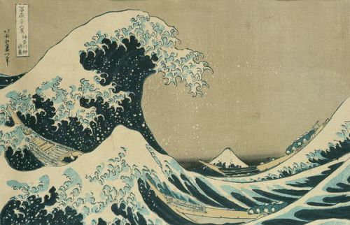 Katsushika Hokusai Obraz, Reprodukce - The Great Wave off Kanagawa, from the series '36 Views of Mt. Fuji' ('Fugaku sanjuokkei') pub. by Nishimura Eijudo, Katsushika Hokusai