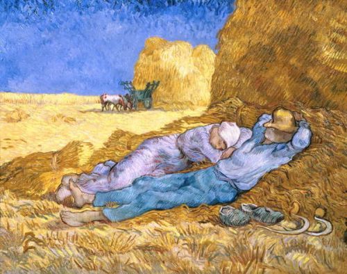 Vincent van Gogh Obraz, Reprodukce - Noon, or The Siesta, after Millet, 1890, Vincent van Gogh