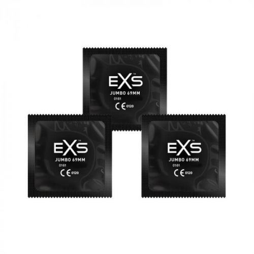 EXS Jumbo 69mm kondomy XXL 3 ks
