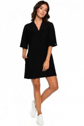 Dámská tunika B093 - BEwear - L-40 - černá