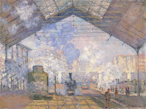 Claude Monet Obraz, Reprodukce - The Gare St. Lazare, 1877, Claude Monet