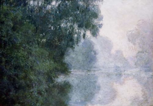 Monet, Claude Obraz, Reprodukce - Morning on the Seine, Effect of Mist; Matinee sur la Seine, Effet de Brume, 1897, Monet, Claude